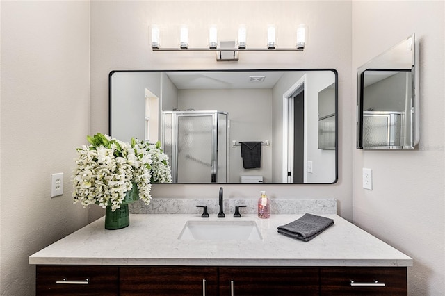 9729 SW 97th St, Ocala, FL 34481 - bathroom with vanity and a shower stall