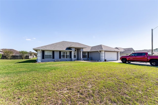 5920 SW 88th Pl, Ocala, FL 34476 - single story home with a garage, driveway, roof with shingles, and stucco siding