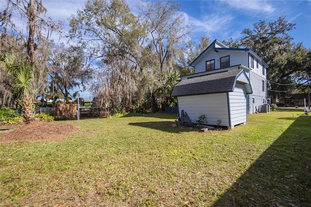 6620 S Merleing Loop, Floral City, FL 34436 - view of yard with cooling unit