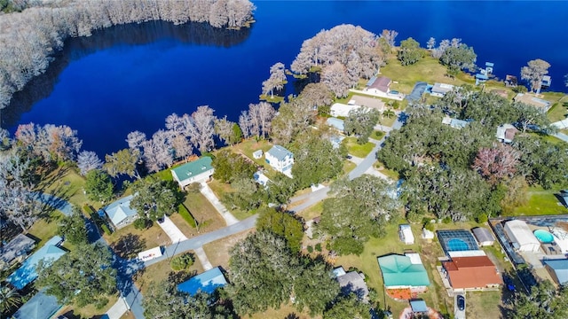 6620 S Merleing Loop, Floral City, FL 34436 - aerial overview of property's location featuring a large body of water and nearby suburban area