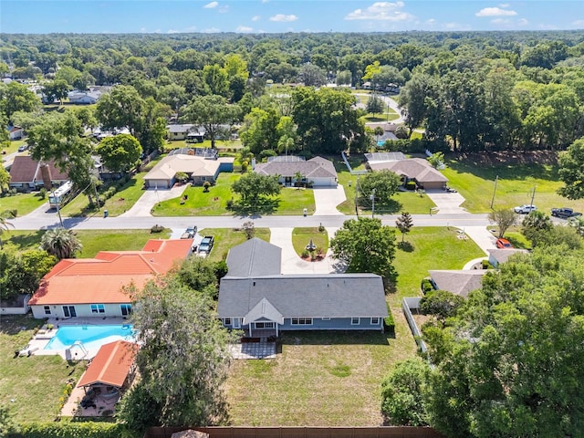 1404 SE 40th Ct, Ocala, FL 34471 - aerial perspective of suburban area with a pool