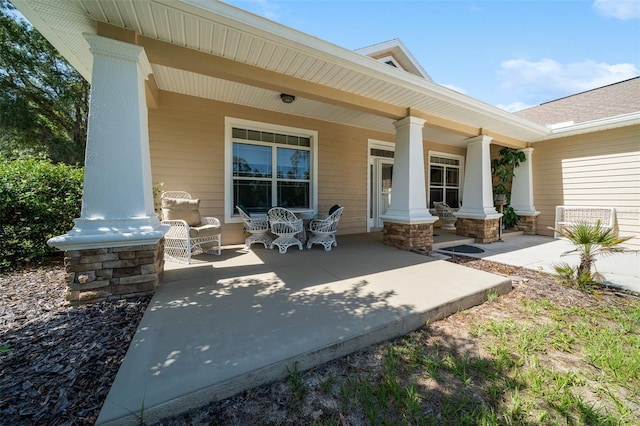 2948 W Henley Ln, Dunnellon, FL 34433 - view of patio / terrace with a porch
