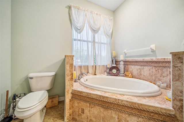 2948 W Henley Ln, Dunnellon, FL 34433 - full bathroom with toilet and a garden tub