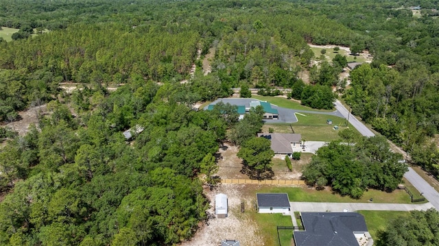 2948 W Henley Ln, Dunnellon, FL 34433 - aerial view of property and surrounding area with a forest