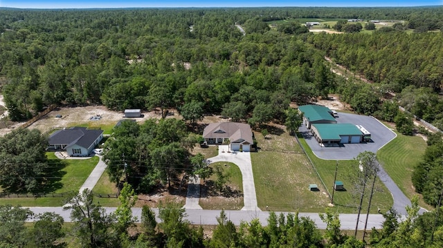 2948 W Henley Ln, Dunnellon, FL 34433 - aerial overview of property's location featuring a heavily wooded area