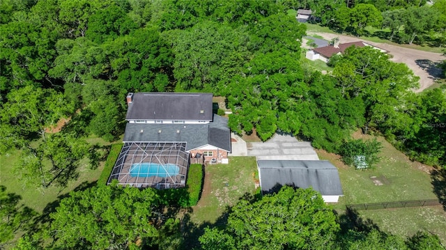20861 SW 81st Loop, Dunnellon, FL 34431 - view from above of property with a pool area