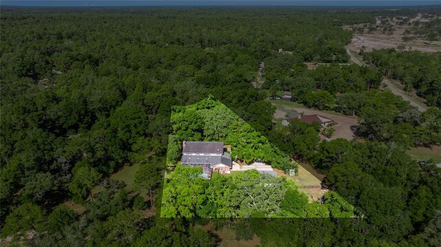 20861 SW 81st Loop, Dunnellon, FL 34431 - aerial view of property and surrounding area with a forest