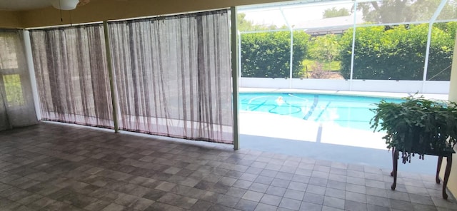 3891 N Grapefern Way, Beverly Hills, FL 34465 - view of swimming pool with ceiling fan