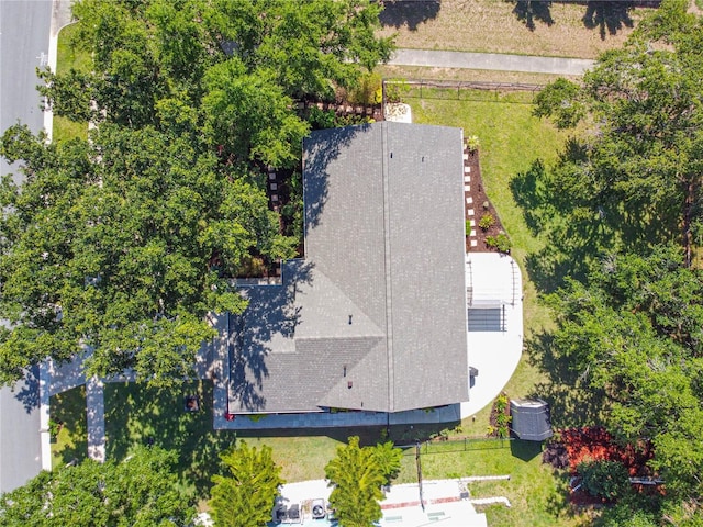 view from above of property
