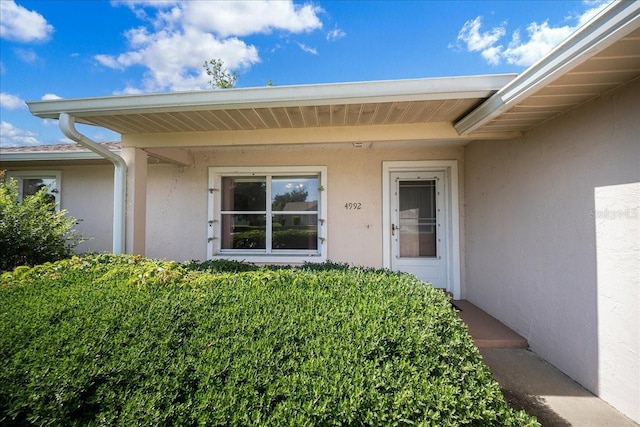 4992 NW 31st St, Ocala, FL 34482 - property entrance with stucco siding