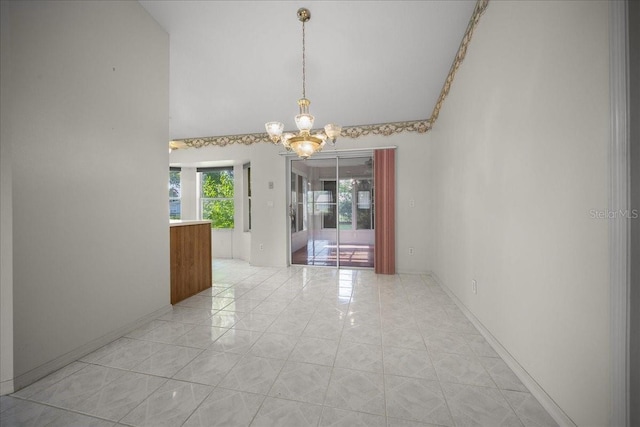 4992 NW 31st St, Ocala, FL 34482 - unfurnished dining area featuring a chandelier