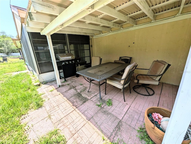 21298 SW Peach Blossom St, Dunnellon, FL 34431 - view of patio featuring outdoor dining area