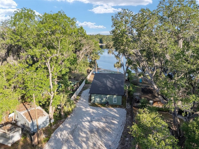 754 SE 167th Court Rd, Silver Springs, FL 34488 - view from above of property with a large body of water