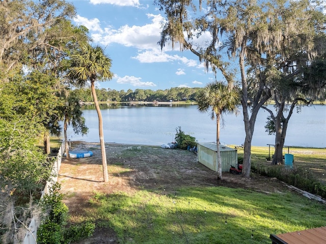 754 SE 167th Court Rd, Silver Springs, FL 34488 - view of yard with a water view