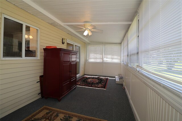 6472 SW 106th Pl, Ocala, FL 34476 - sunroom / solarium featuring a ceiling fan