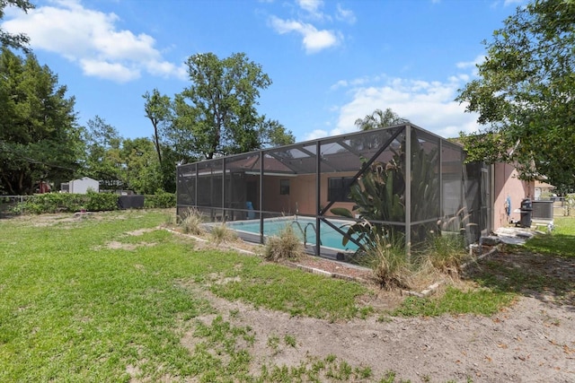 729 Sinclair Ter, Inverness, FL 34450 - outdoor pool featuring a lanai