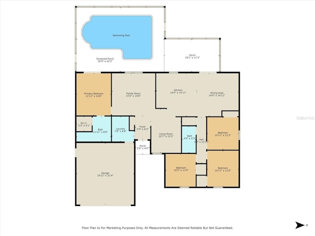 729 Sinclair Ter, Inverness, FL 34450 - room layout
