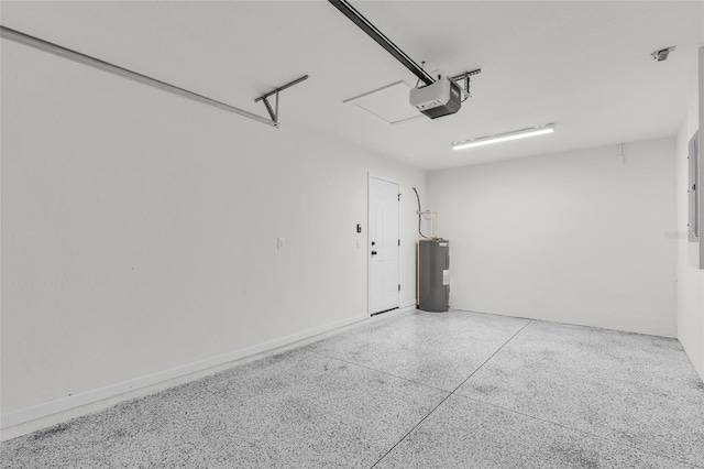 5353 NW 4th St, Ocala, FL 34482 - garage with water heater and a garage door opener