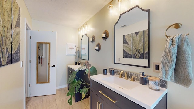 307 N Kinglet Ave, Hernando, FL 34442 - bathroom with two vanities and marble finish floors