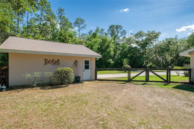307 N Kinglet Ave, Hernando, FL 34442 - view of yard featuring a gate and view of scattered trees