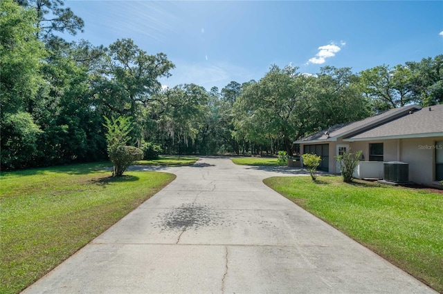 307 N Kinglet Ave, Hernando, FL 34442 - view of property's community featuring a yard and curved driveway