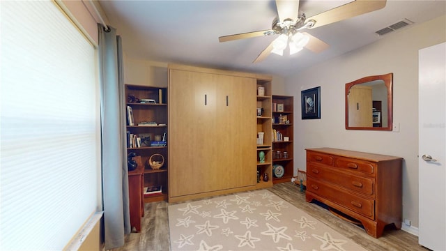 307 N Kinglet Ave, Hernando, FL 34442 - office with light wood finished floors and ceiling fan