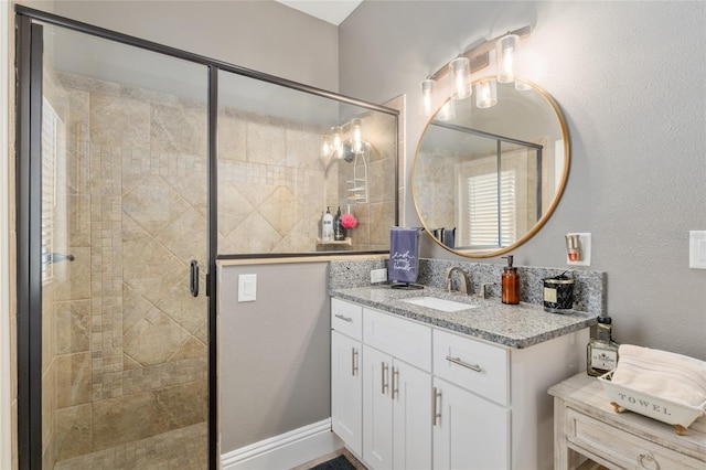 3612 SE 47th Ter, Ocala, FL 34480 - full bathroom featuring vanity and a shower stall