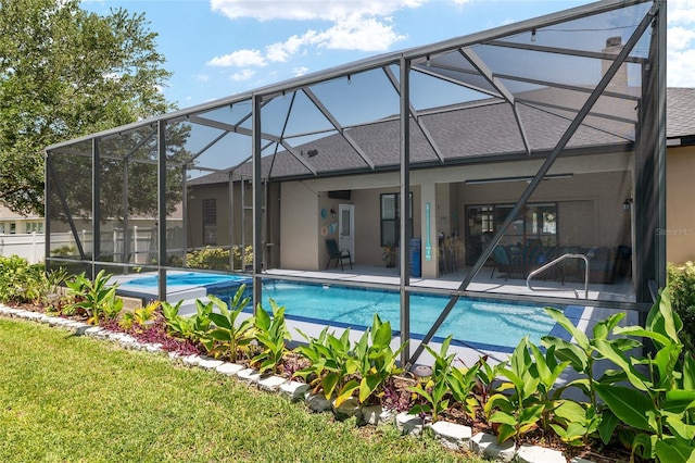 3612 SE 47th Ter, Ocala, FL 34480 - view of swimming pool featuring a lanai and a patio area