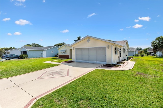 17576 SE 96th Ct, Summerfield, FL 34491 - ranch-style home featuring a front yard, driveway, and a garage
