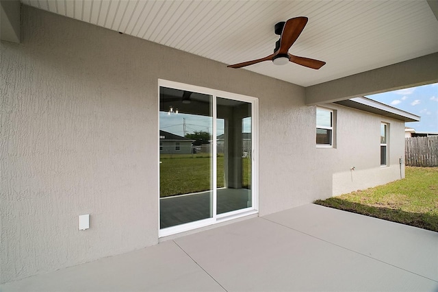 20 Emerald Trl, Ocala, FL 34472 - view of patio / terrace featuring ceiling fan