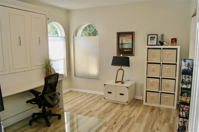 8735 SW 192nd Court Rd, Dunnellon, FL 34432 - office space with light wood finished floors and baseboards