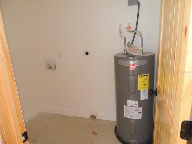 13391 NE 51st St, Williston, FL 32696 - utility room featuring water heater