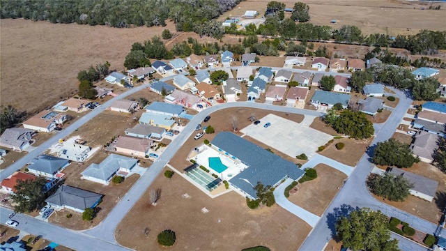 10444 S Clint Loop, Floral City, FL 34436 - aerial overview of property's location featuring nearby suburban area and a pool