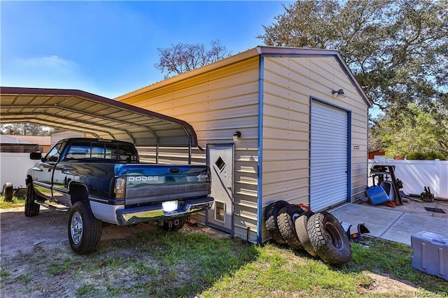 5626 W Justin Ct, Homosassa, FL 34448 - view of outbuilding with an outdoor structure and fence