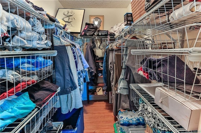 5626 W Justin Ct, Homosassa, FL 34448 - spacious closet featuring wood finished floors