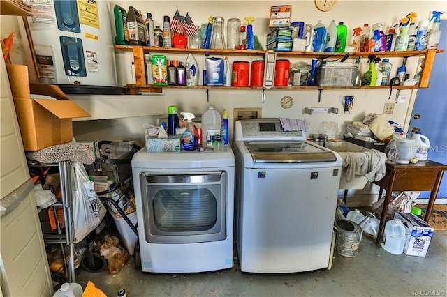5626 W Justin Ct, Homosassa, FL 34448 - laundry area featuring independent washer and dryer