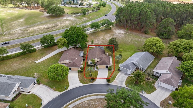 785 W Toucan Loop, Hernando, FL 34442 - aerial view of residential area featuring property parcel outlined