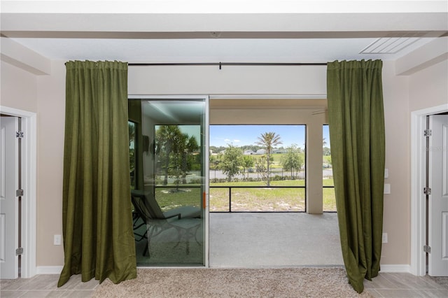 5248 Red Coral Cir, Mount Dora, FL 32757 - doorway with baseboards