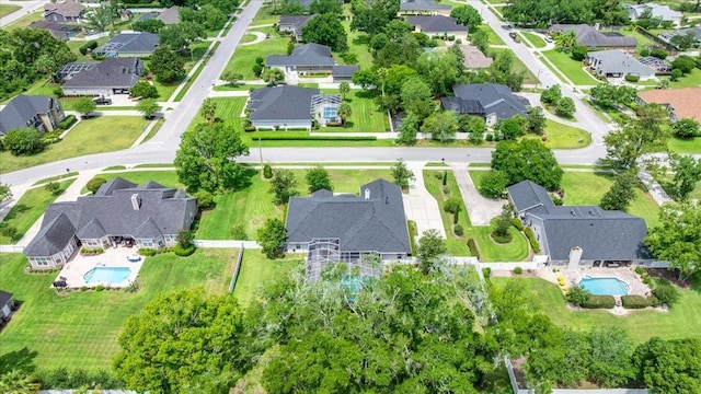 1107 SE 49th Ave, Ocala, FL 34471 - aerial view of property's location with a pool area and nearby suburban area