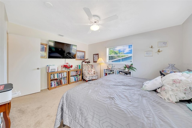 66 S Desoto St, Beverly Hills, FL 34465 - bedroom with carpet and ceiling fan