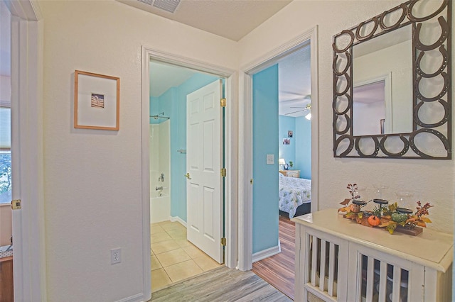 14004 SE 94th Ave, Summerfield, FL 34491 - corridor with wood finished floors and baseboards