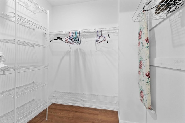 9740 W Cranberry St, Crystal River, FL 34428 - walk in closet with wood finished floors