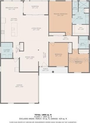 6235 SW 95th Pl, Ocala, FL 34476 - floor plan / room layout