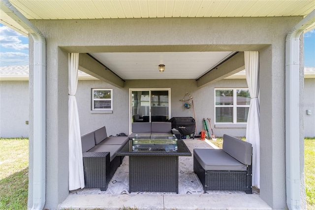 7442 SW 129th Ln, Ocala, FL 34473 - view of patio / terrace featuring an outdoor hangout area