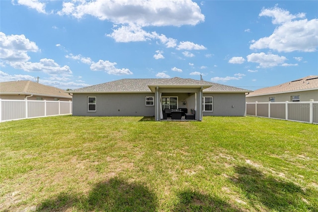 7442 SW 129th Ln, Ocala, FL 34473 - rear view of property featuring stucco siding