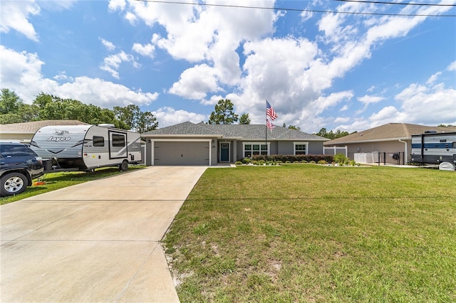 7442 SW 129th Ln, Ocala, FL 34473 - single story home with a garage and concrete driveway