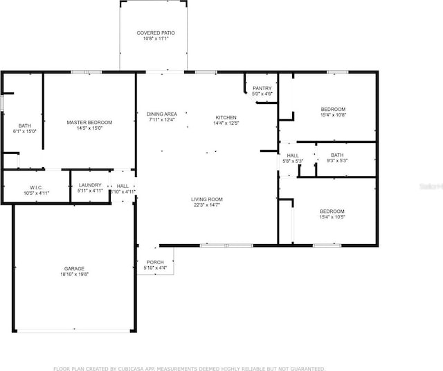 7442 SW 129th Ln, Ocala, FL 34473 - floor plan / room layout