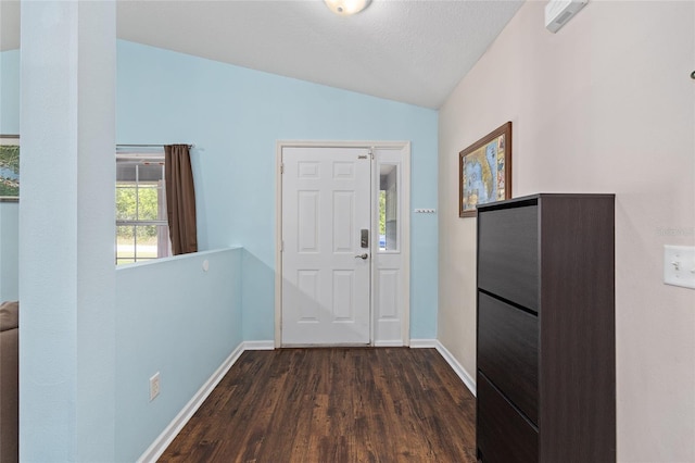 30 Bahia Trace Loop, Ocala, FL 34472 - foyer with vaulted ceiling, dark wood-style floors, and baseboards
