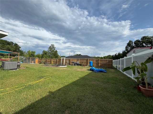 1100 NW 126th Ln, Citra, FL 32113 - view of yard with central AC