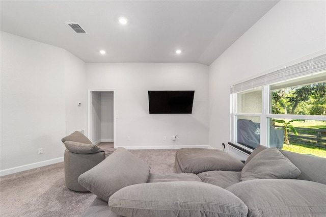 181 NW 45th Loop, Ocala, FL 34475 - carpeted living room featuring baseboards and recessed lighting